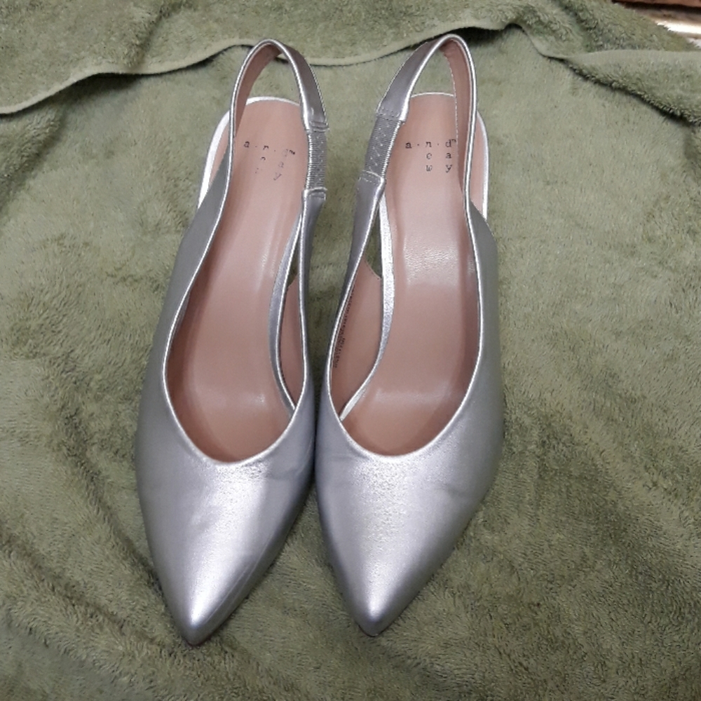 Silver heels